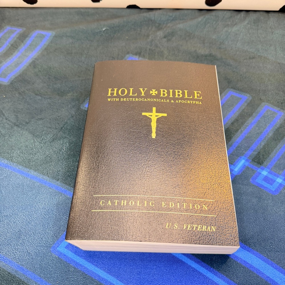 American Bible Society Holy Bible Catholic Edition Black Extra Large Print GNT